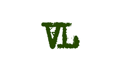 Alphabet letters Initials Monogram logo VL, , , V and L