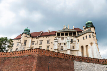 Wawel Royal Castle in Krakow, Poland