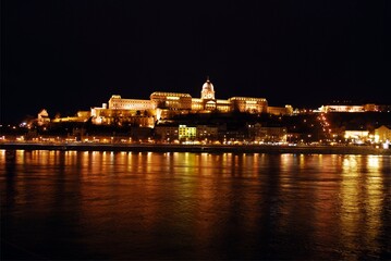 Obraz na płótnie Canvas Budapest, city, capital of Hungary, river Danube, Dunaj,