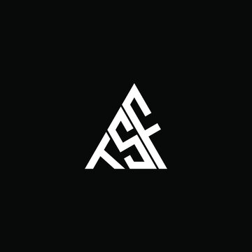 TSF letter logo creative design. TSF unique design