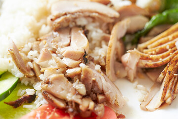 Meat and Vegetable Fried Rice 