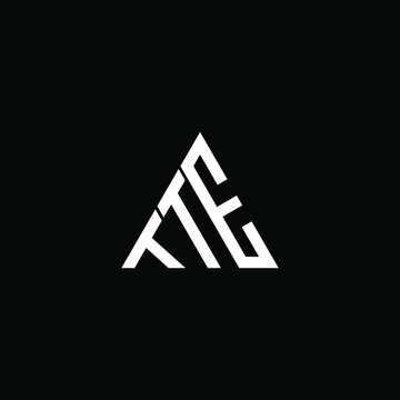 TTE letter logo creative design. TTE unique design