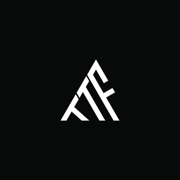 TTF letter logo creative design. TTF unique design
