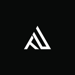 TU letter logo creative design. TU unique design  © MdAminul