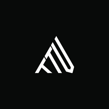 TTV letter logo creative design. TTV unique design
