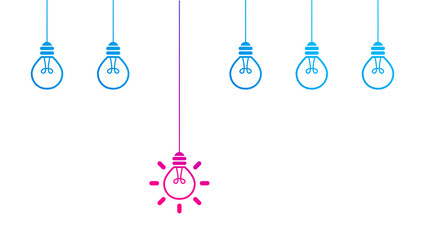 lampadina, idea, colori, creatività, idee  © xyz+