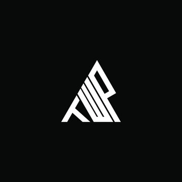 TWP letter logo creative design. TWP unique design

