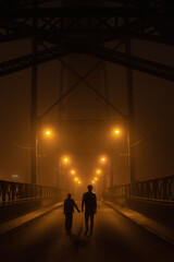 Walking in the fog.
mystery and rain in porto.