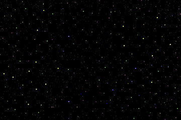 Colourful starry night sky.  Galaxy space background. 