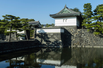 Kikyo Mon Gate of the Edo Castle in Tokyo