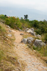 Fototapeta premium A path in the mountains