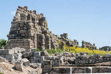 Fototapeta na wymiar Ruins of an ancient city