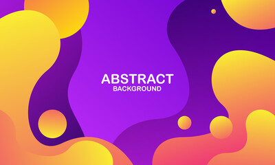 Obraz premium Colorful geometric background. Liquid color background design. Fluid shapes composition. Eps10 vector