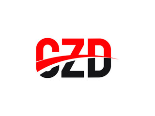 CZD Letter Initial Logo Design Vector Illustration