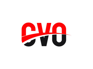 CVO Letter Initial Logo Design Vector Illustration