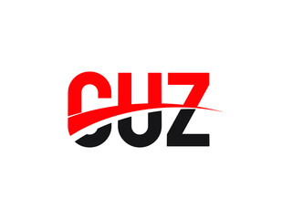 CUZ Letter Initial Logo Design Vector Illustration