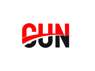 CUN Letter Initial Logo Design Vector Illustration