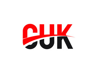 CUK Letter Initial Logo Design Vector Illustration
