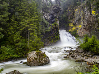 Riva forest falls trentino alto adige italy