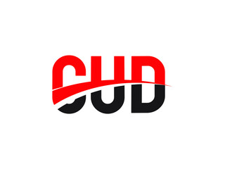 CUD Letter Initial Logo Design Vector Illustration
