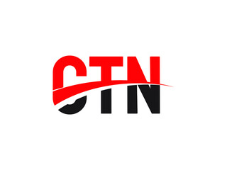 CTN Letter Initial Logo Design Vector Illustration