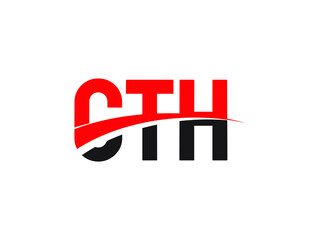CTH Letter Initial Logo Design Vector Illustration