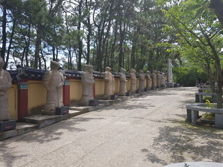 Sea side temple of heaven in Korea