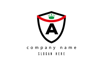 A king shield single latter logo