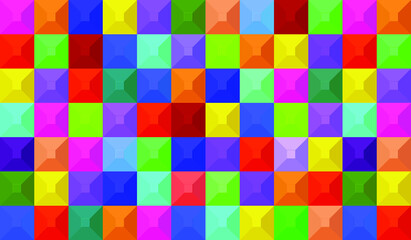 Colorful geometric
background. Mosaic tiles. Vector illustration. 