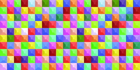 Colorful geometric
background. Mosaic tiles. Vector illustration. 