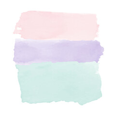 Watercolor background with pastel color