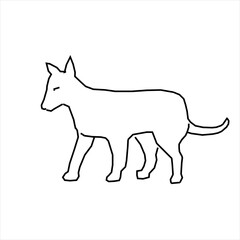 Cat sketch vector design