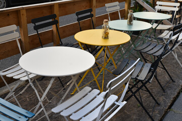 Terrasse éphémère à Paris, France
