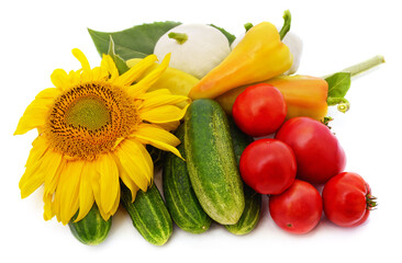Vegetable still life.