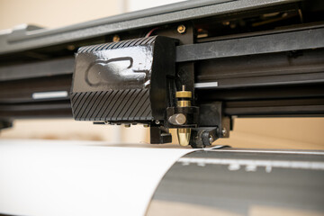 Cutting machine stickers. Cutting plotter