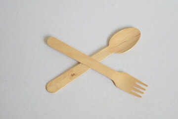 wooden spoon and fork.