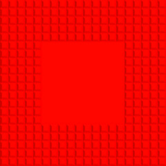 Red geometric frame background. Vector illustration. 