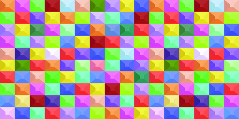 Colorful geometric
background. Mosaic tiles. Vector illustration. 