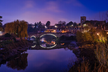 Aylesford near Maidstone in Kent, England at Sunset