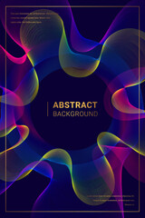 Modern festive vivid background