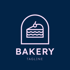 Bakery Logo Vector Template. Elegant style with minimal touch. Bakery and confectionary shop premium logo design.