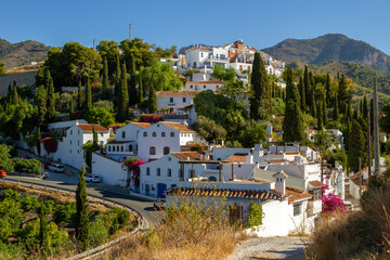 Fototapeta na wymiar View of Frigiliana, Malaga