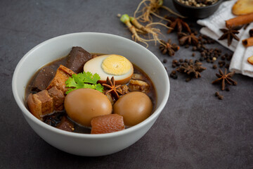 Stewed Pork and Egg with Five Spices
