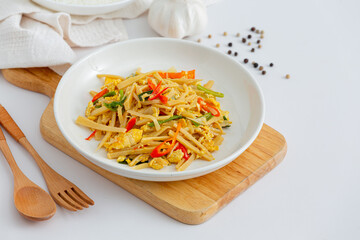 Spicy Bamboo Shoot Stir Fried Recipe