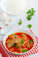 Red Curry with Chicken and Bamboo Shoots