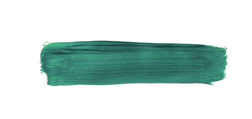 Schnell gemalter Pinselstreifen mit blau grüner Farbe als Hintergrund Streifen