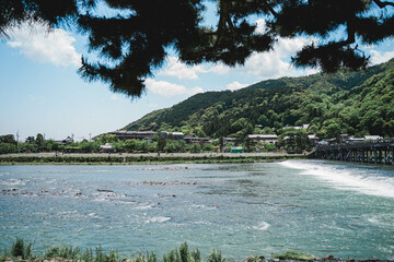 京都嵐山の渡月橋