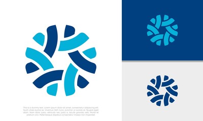 Human Resources Consulting Company, Global Community Logo.
