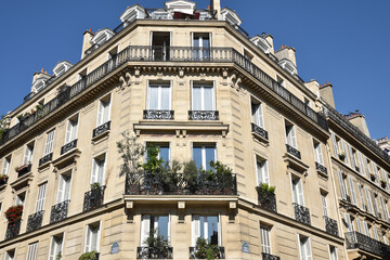  Immeubles haussmanniens à Paris, France
