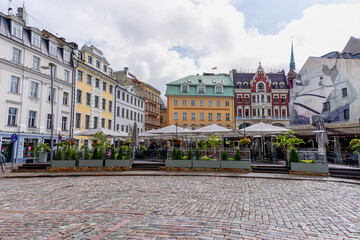 view of the historic city center in Riga